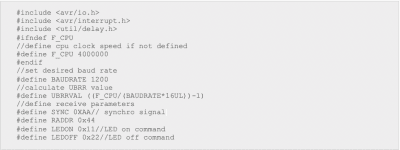 Receiver program code