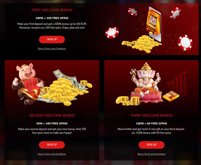 oshi casino welcom pro