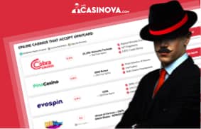 UPayCard casinos