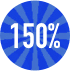 150% casino bonus