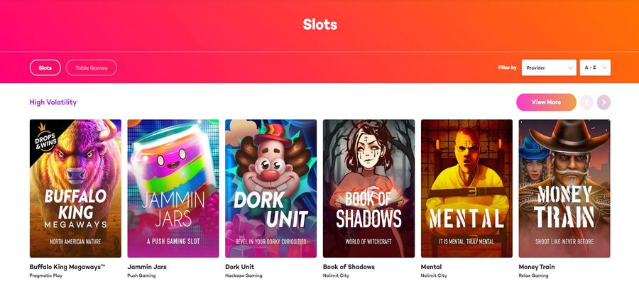 21.com slots