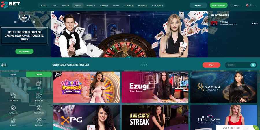 22Bet games