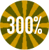 300% casino bonus