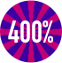 400% casino bonus