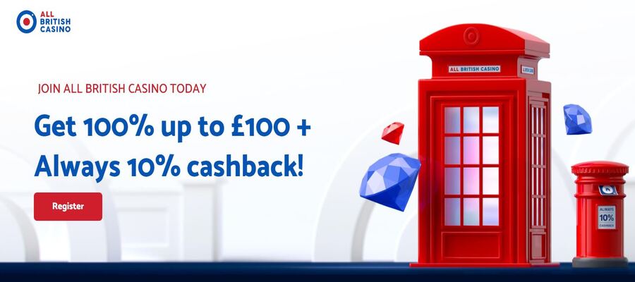 All British Casino welcome bonus