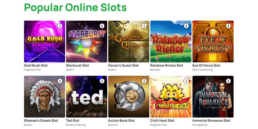 Amber Spins slots
