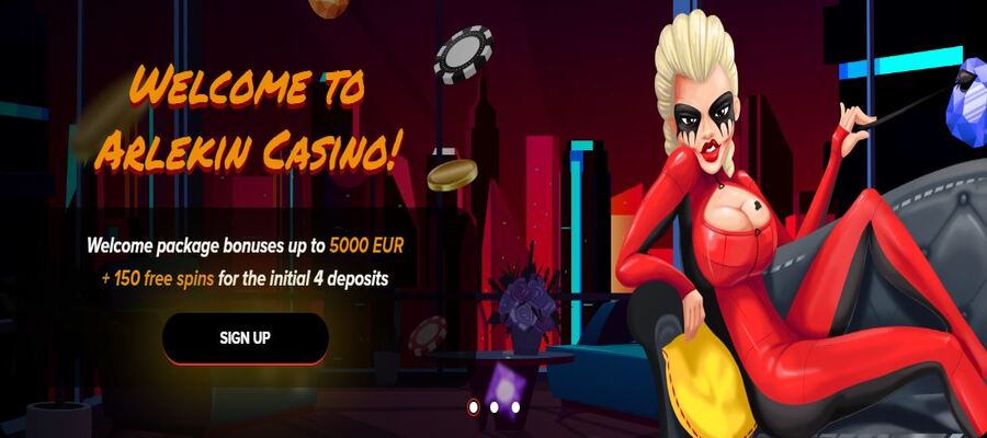 Arlekin Casino bonus code