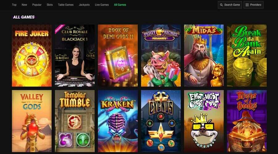 Games Betinia Casino