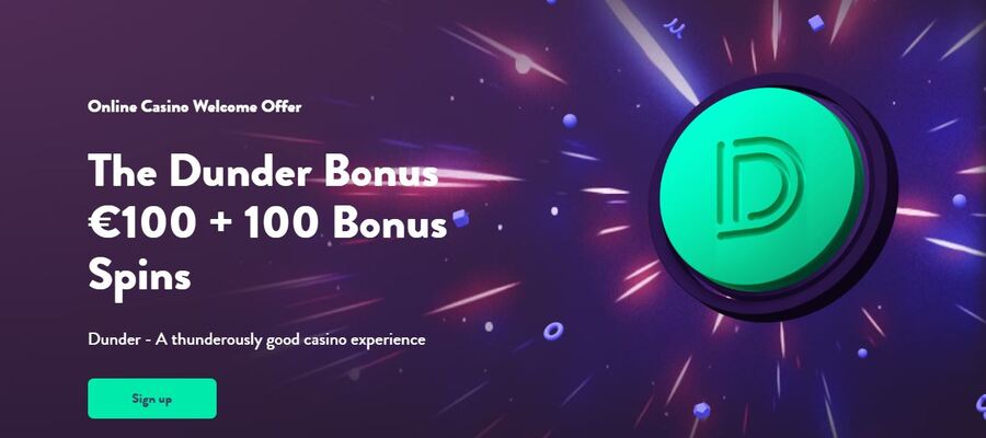 Dunder Casino bonus