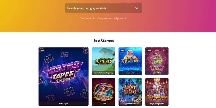 Dunder Casino games