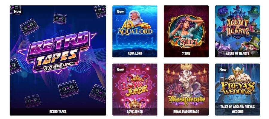 Games at Kazoom Casino