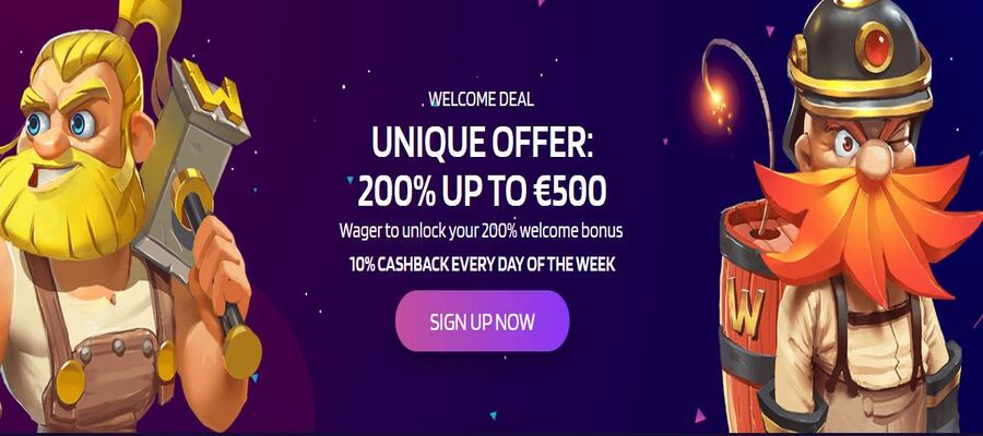 Lyra Casino welcome bonus