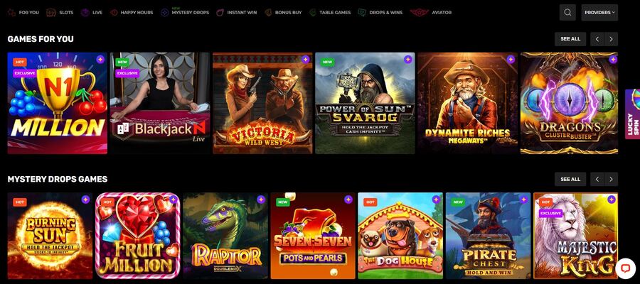 N1 casino slots
