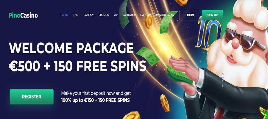 Pino Casino bonus code
