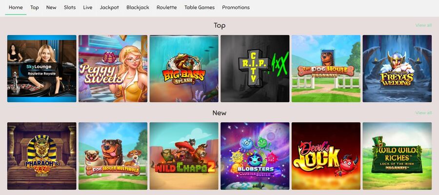 slothino online casino games