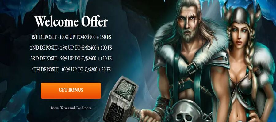 Axe Casino welcome offer