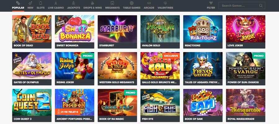 best games at ninja casino
