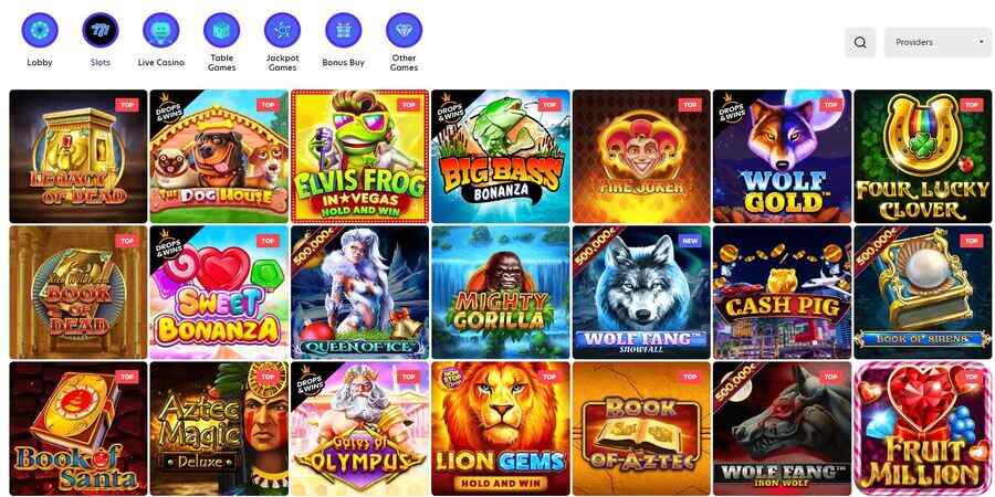evospin casino games