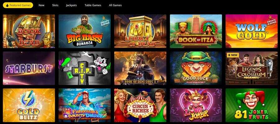 heyspin casino games