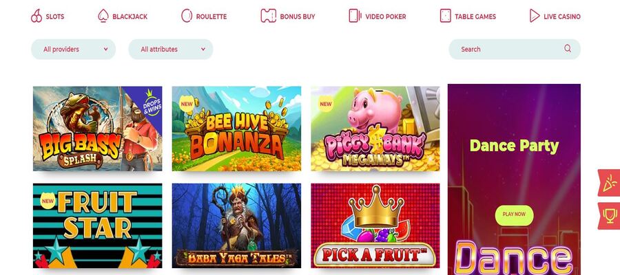 Maneki Casino games