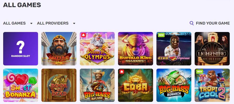 octocasino games