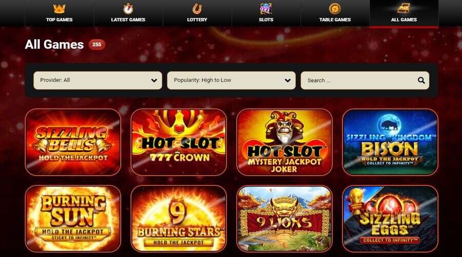 playzax casino games