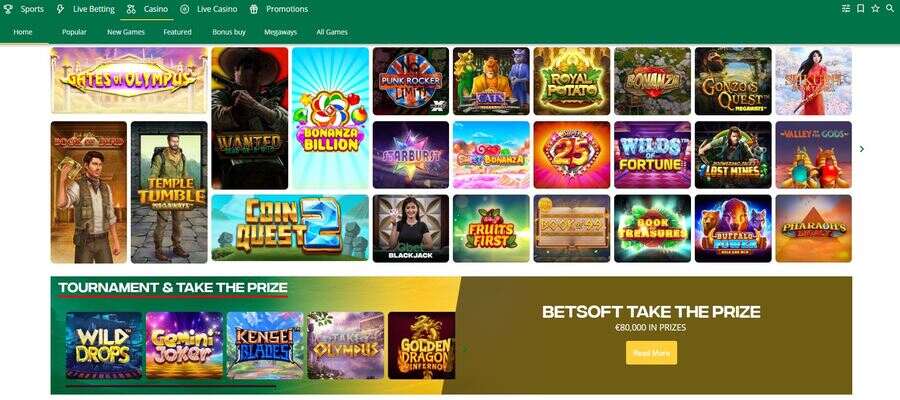 casino games at qbet