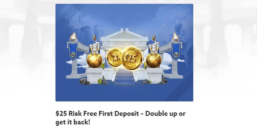 scatters casino welcome bonus