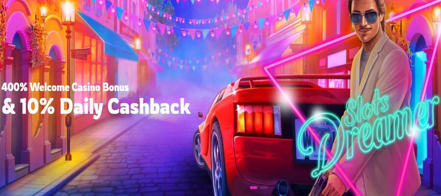 slots dreamer welcome casino bonus