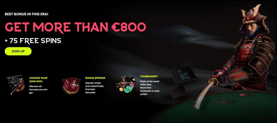 spin samurai casino bonus