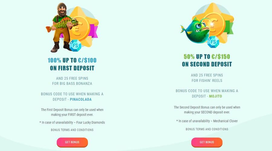 spinia casino bonuses