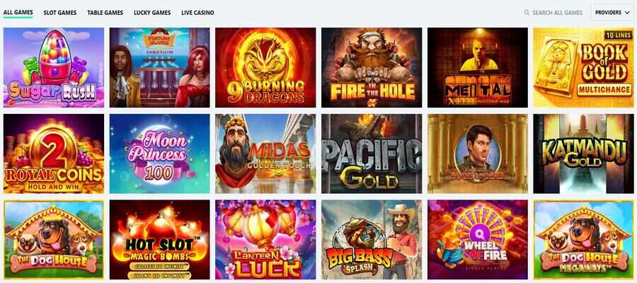wallacebet casino games