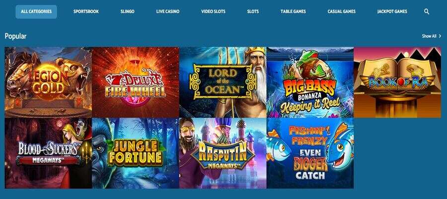 yeti casino games
