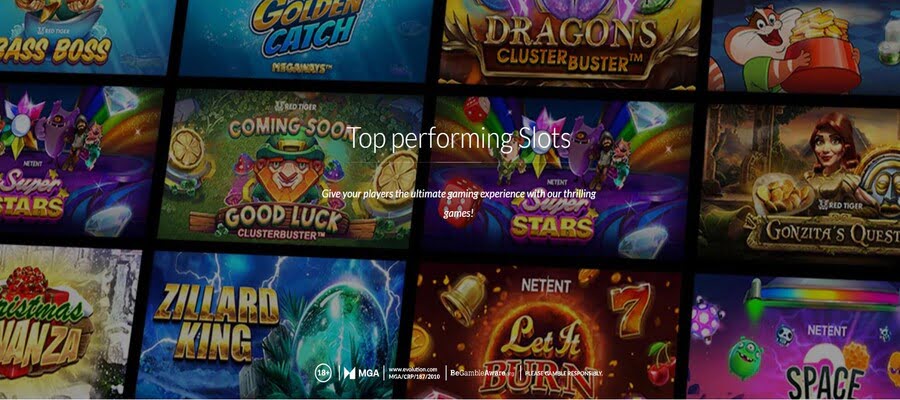 evolution gaming slots