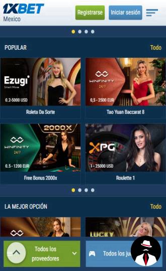 1xbet casino mx