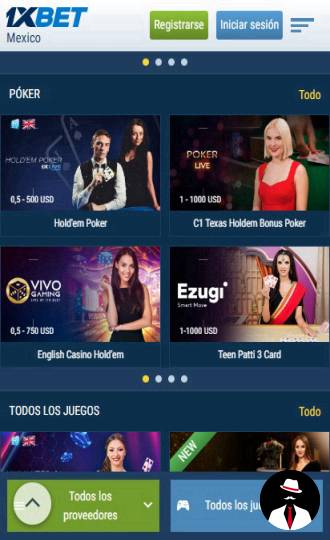 1xbet casino online mx