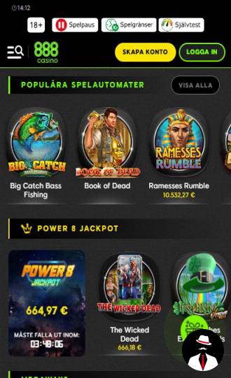 888 casino sverige
