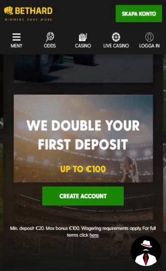bethard casino bonus sverige