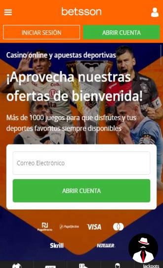betsson peru casino bonos