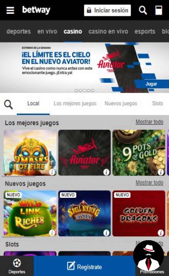 betway casino bono mx