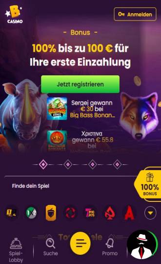 bizzo casino bonus at