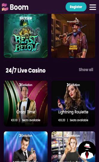 boom casino review canada