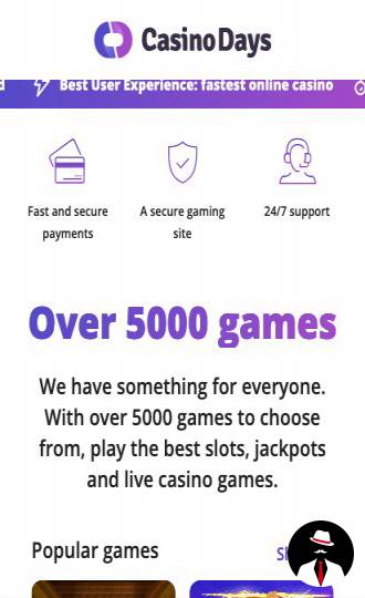 casino days bonus en