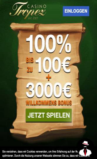 casino tropez bonus nz