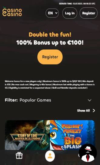 casinocasino bonus en