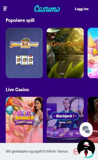 casumo casino anmeldelse review no