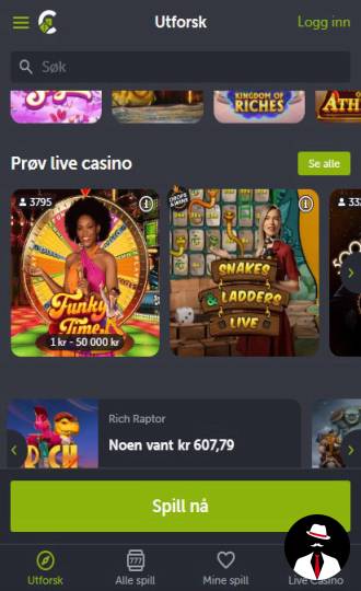 comeon casino anmeldelse review no