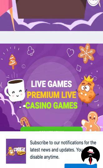 cookie casino bonus en