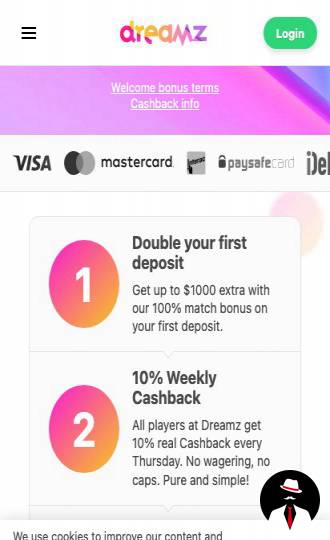 dreamz casino canada
