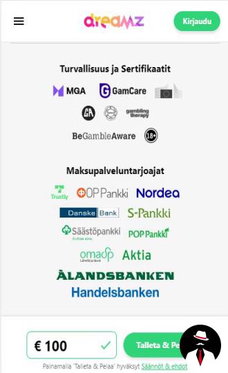 dreamz casino kokemuksia suomi
